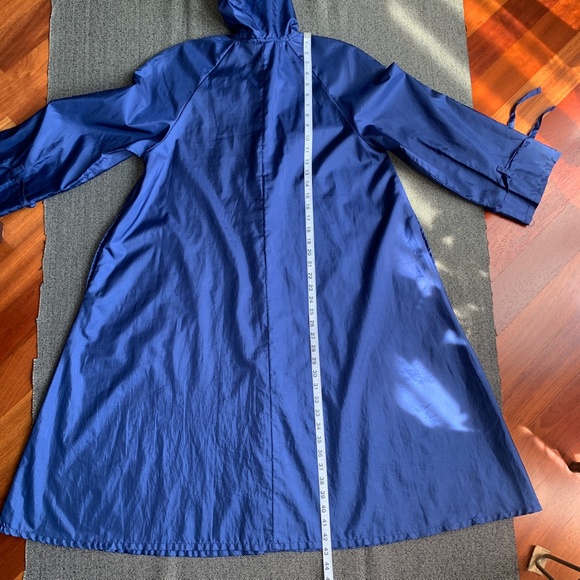 Windbreaker Hooded Long Jacket Vintage Alorna S/M - Picture 13 of 14